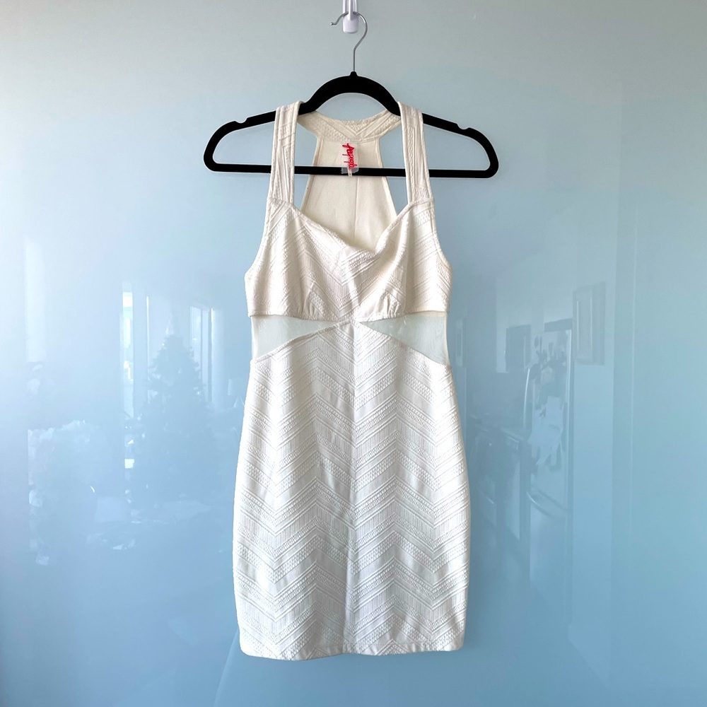 Free People Ivory Mini Dress XS